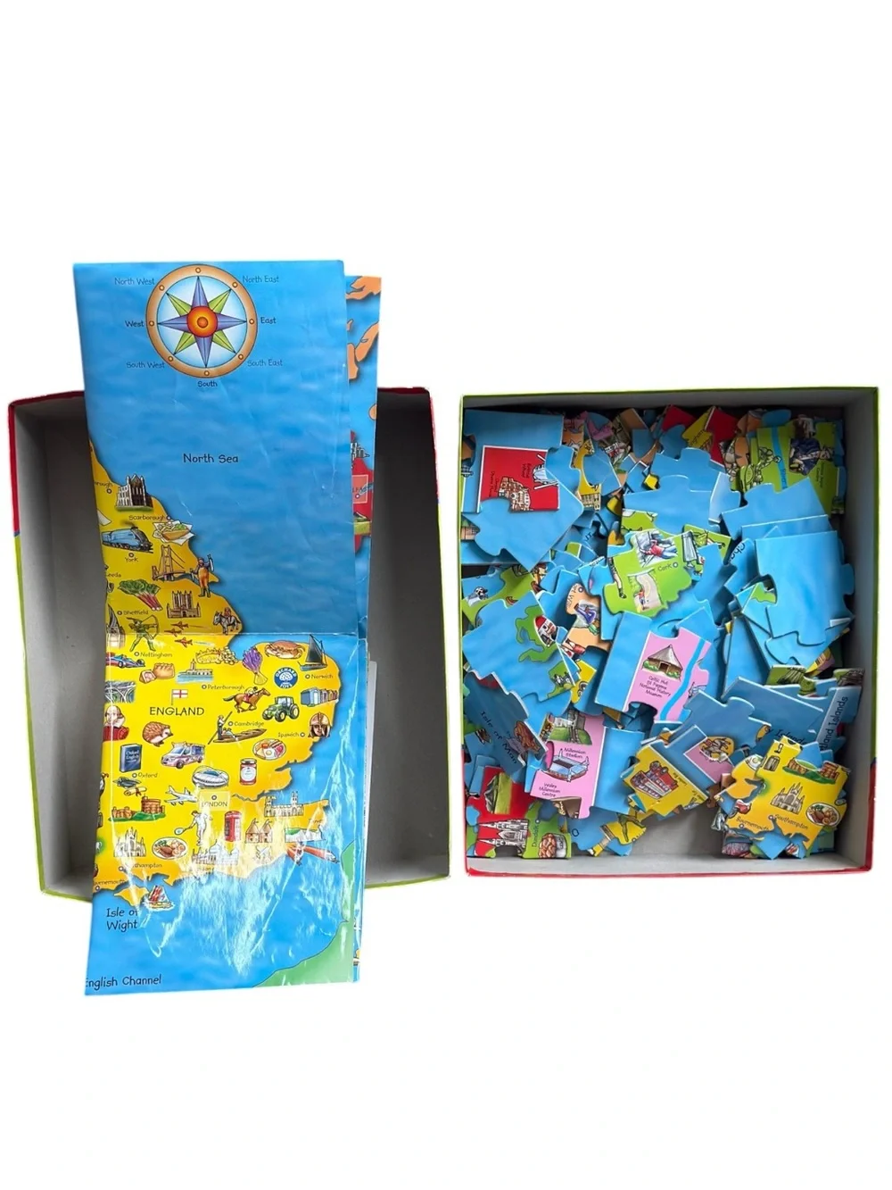 Orchard Toys Kids Great Britain & Ireland 150 Piece Floor Puzzle & Poster.